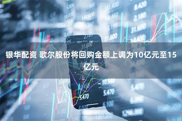 银华配资 歌尔股份将回购金额上调为10亿元至15亿元